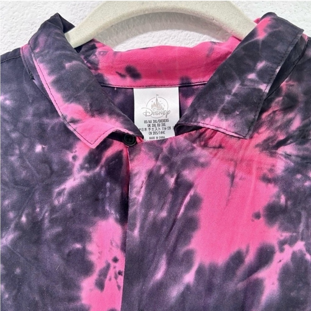 Disney Pink and Black Tie-Dye Shirt - Picture 10 of 15